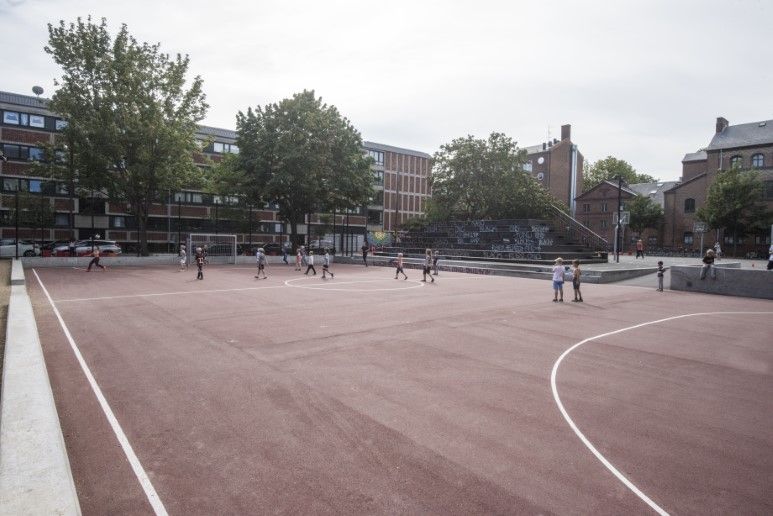 Litauens Plads boldbanen bruges til fodbold